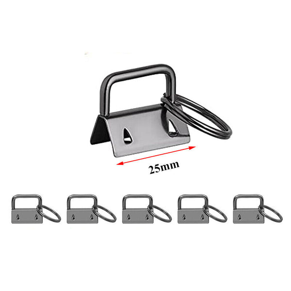 25MM Key Fob Hardware Key Fob Keychain Wristlet With Split Rings