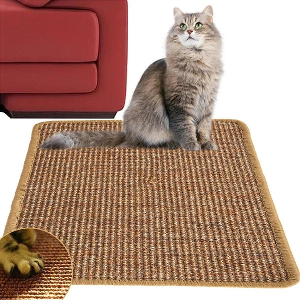 UP 10XSisal Cat Scratcher Board Scratching Mat for Climbing Tree Pad Cooling Mat