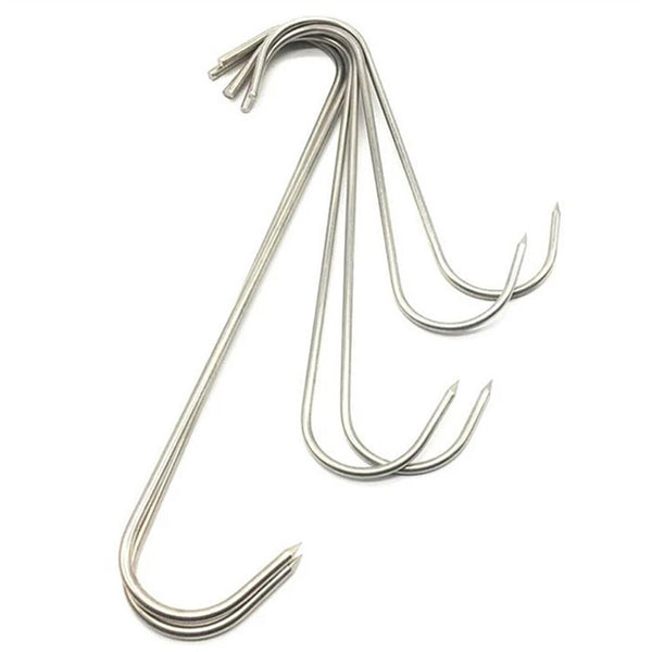 30Pcs S-Shaped Meat Hook Heavy Duty Stainless Steel Butcher Hooks Hanging Beef