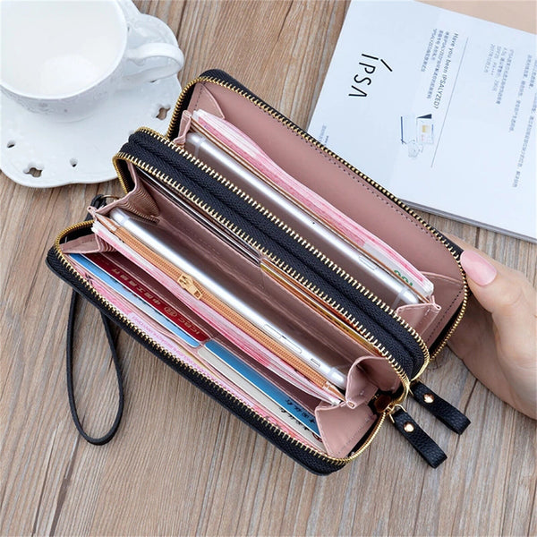 Women Fashion Leather Wallet Long Purse Card Phone Holder Case Clutch Handbag AU