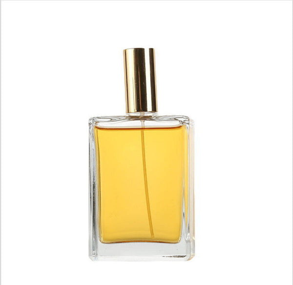100ml Refillable Perfume Atomizer Empty Flat Glass Spray Bottle Containers Clear