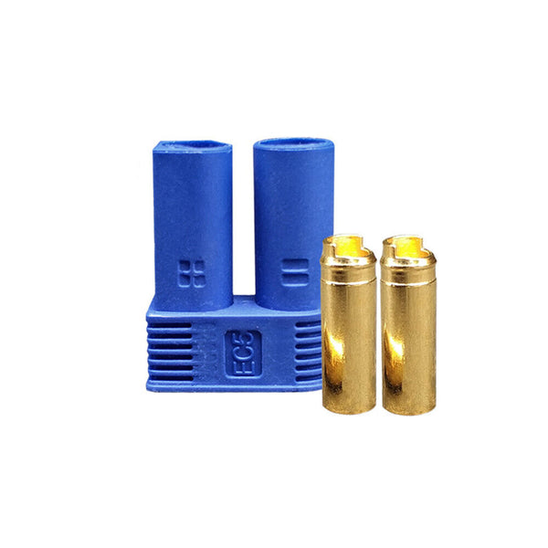 10-30PC EC5 Banana Plug Female Male Gold Connector Socket for AMASS 5mm E-flite