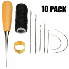 1 SET Sewing Needle Tool Kit Stiching for Leather Sail & Canvas