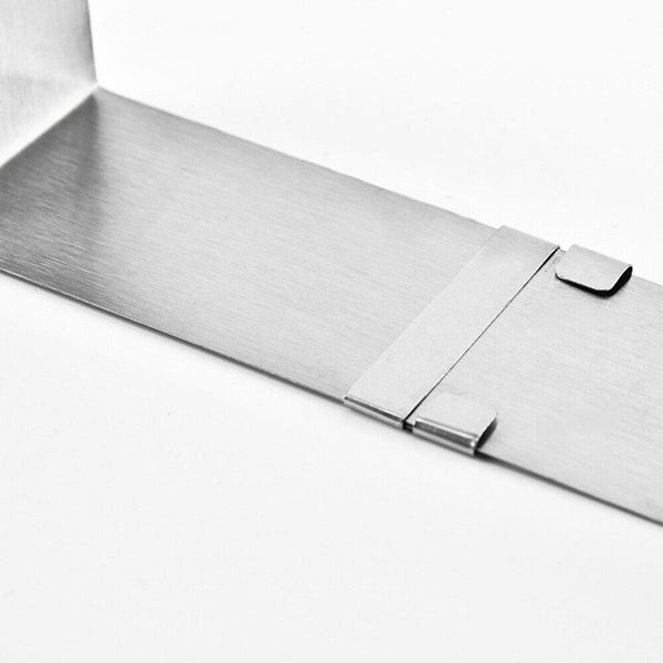 15-28cm Adjustable Mould Home Ring Stainless Steel Baking Square Form Cake Mold