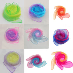 Juggling Scarves – 9pc Rainbow Dance & Magic Trick Scarves