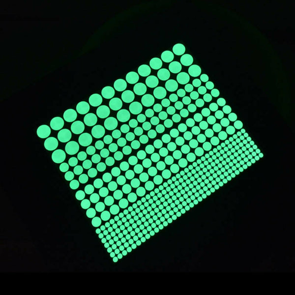 814pcs Dot Luminous Star Wall Stickers Home Room Decor Glow In The Dark - Lets Party