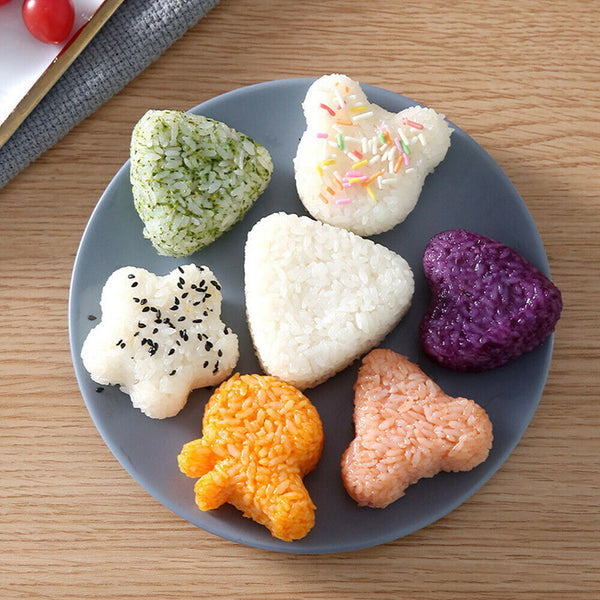 Onigiri Mold Sushi Rolls Rice Ball Bento Press Maker Mould DIY Kitchen Tools - Lets Party