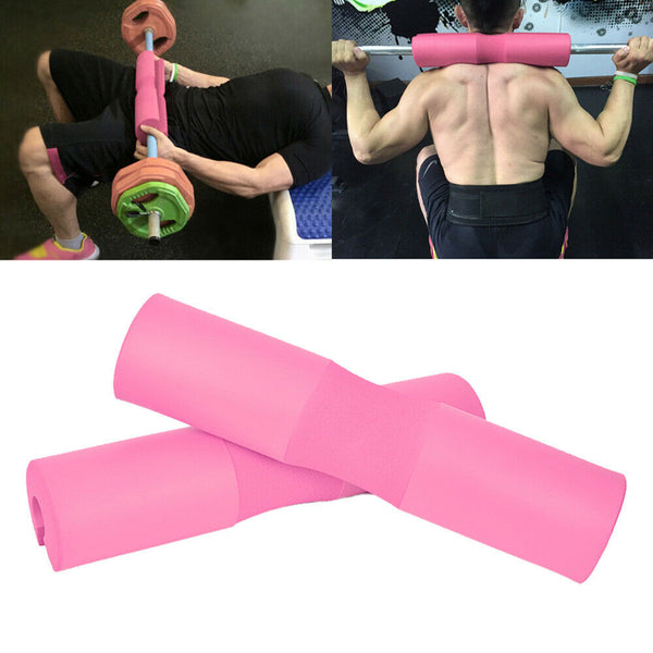 Olympic Fitness Weights Barbell Pad Squat Bar Shoulder Support Gym Weightlifting - Lets Party