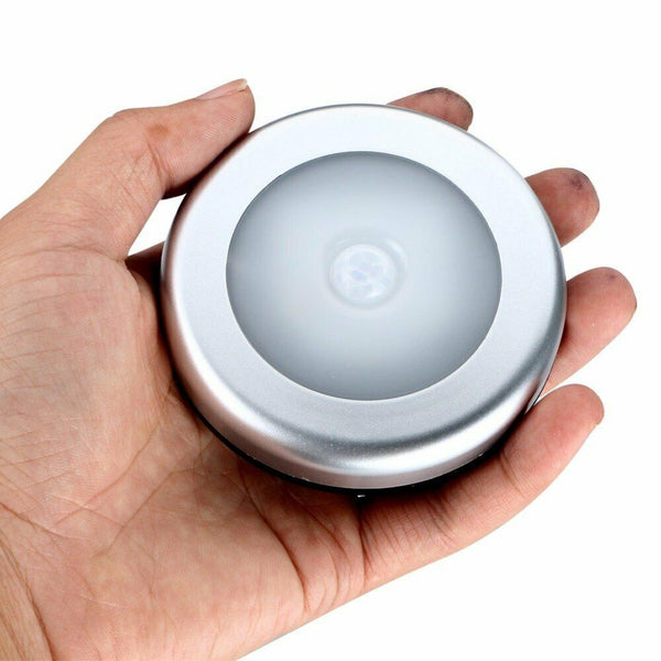 6 LEDs PIR Motion Sensor Night Light Infrared Wireless Wall Lamp Battery Powered - Lets Party