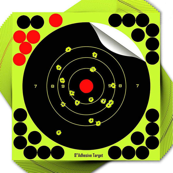 Accessories Splatter Reactive Self Adhesive Shooting Targets Hunting 20pc - Lets Party