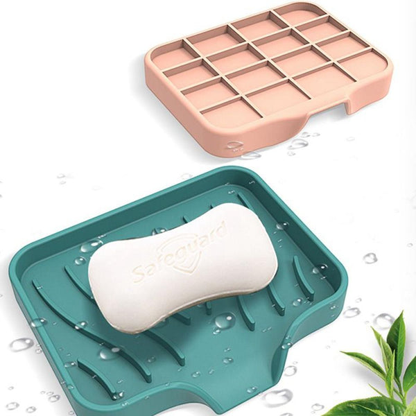 Silicone Sponges Holder Kitchen Sink Organizer Tray for Sponge Soap Dispenser
