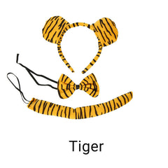 Animal Costume Set – Bowtie, Tail & Ears Dress-Up Kit (Kids & Adults)