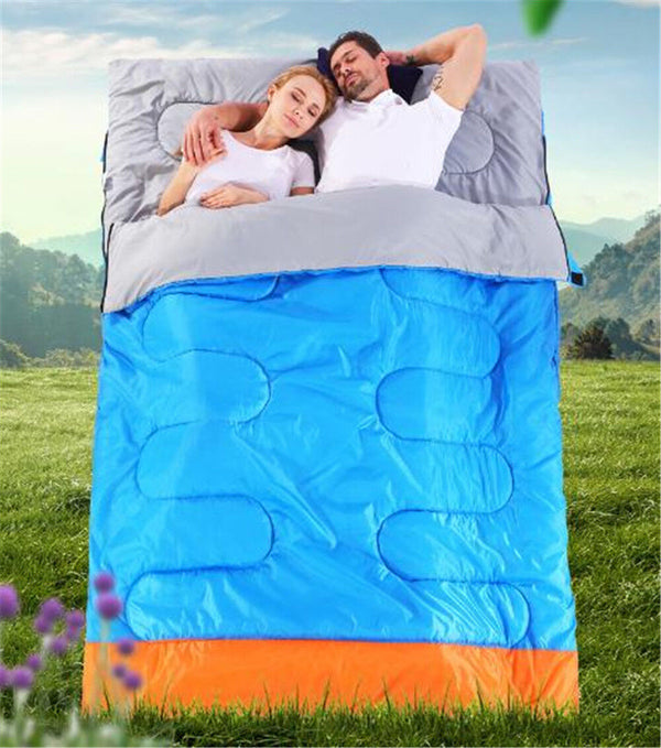 Outdoor Camping Double Sleeping Bag Tent Hiking Thermal Winter -10°C 220x150cm