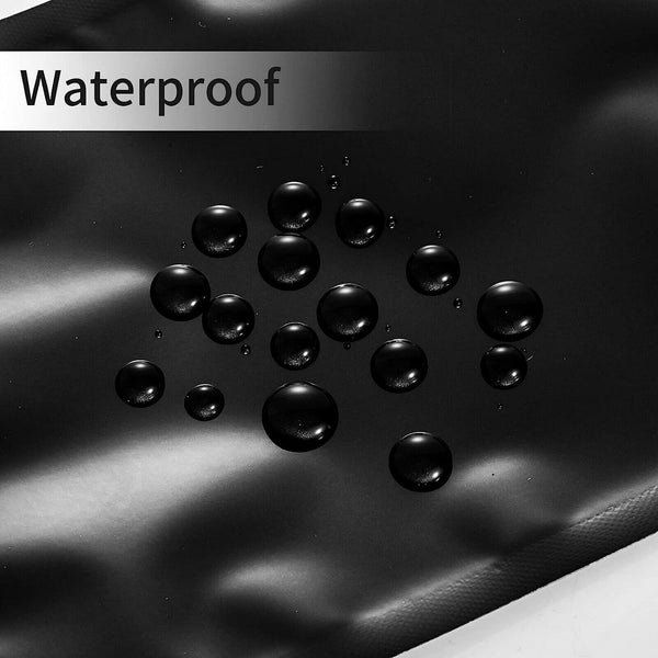 200PCS Black Aluminum Bag Mylar Foil Pouch Heat Sealer Food Storage Package Bags