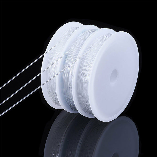 2 Rolls Super Strong Stretch Elastic Cord String Bead Beading Jewelry Bracelet - Lets Party