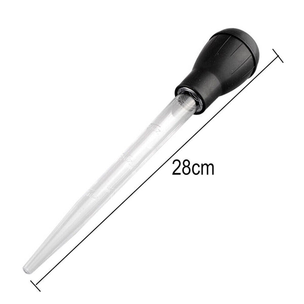 Turkey Baster Oil Pipe Fresh Suck Pump Chicken Baster BBQ Food Syringe 30ml AU