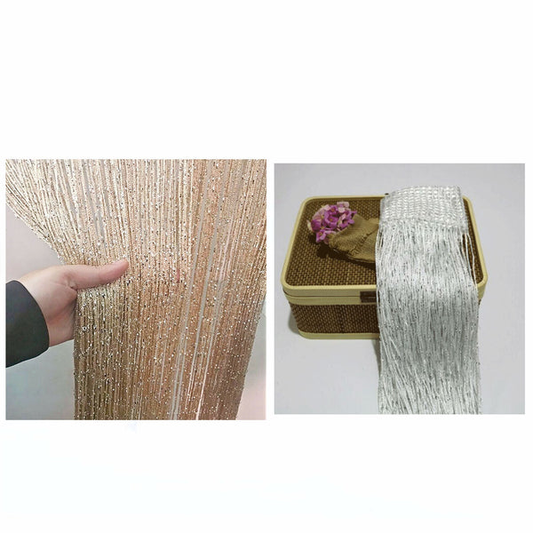 Tassel Decoration Fly Screen Panel Room Door Curtain Divider Window Bead String