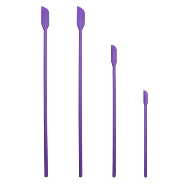 Silicone Mini Spatula Jar Scraper Scoop Tip Long Double Headed Cosmetic Spoon AU