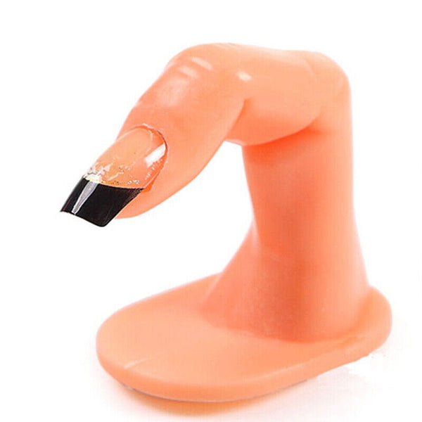 5PCS Model Fake Display Hand Nail Art Practice Finger For Training Manicure AU
