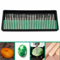 Diamond Burr Set 50pc – 30pc Plus 20pc Rotary Tool Engraving Bits