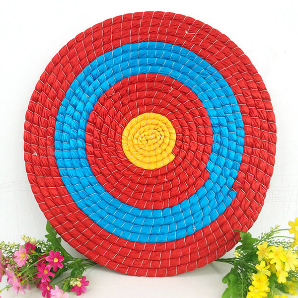 Target Bow Shooting Archery Decor Outdoor Sports Straw Arrow Single Layer ACB#