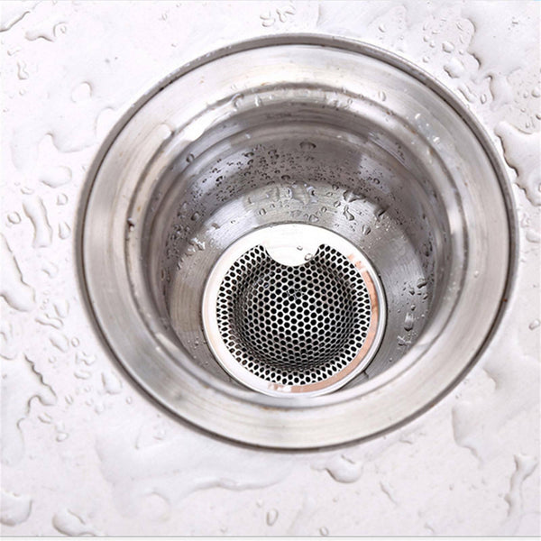 2X Stainless Steel Kitchen Sink Mesh Strainer Waste Plug Filter Drain StoppersAU