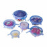 6PCS OR 12Pcs Stretch Reusable Silicone Bowl Wraps Food Saver Cover Seal Lids AU