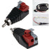 2Pcs Speaker Wire A/V Cable to Audio Male RCA Connector Adapter Jack Press Plug