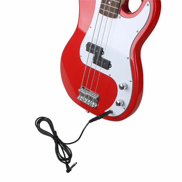 2PCS Electric Guitar Lead Cord Cable Jacks For Amp Pedals Instrument 3M