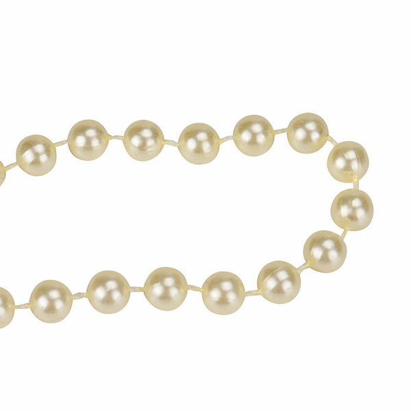 25M 6mm Cream Pearl Beads String Garland DIY Wedding Party Jewellery Decoration