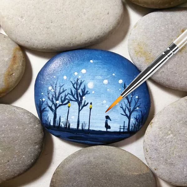6 Pcs Pro Extra Fine Detail Watercolour Painting Acrylic Miniature Paint Brushes
