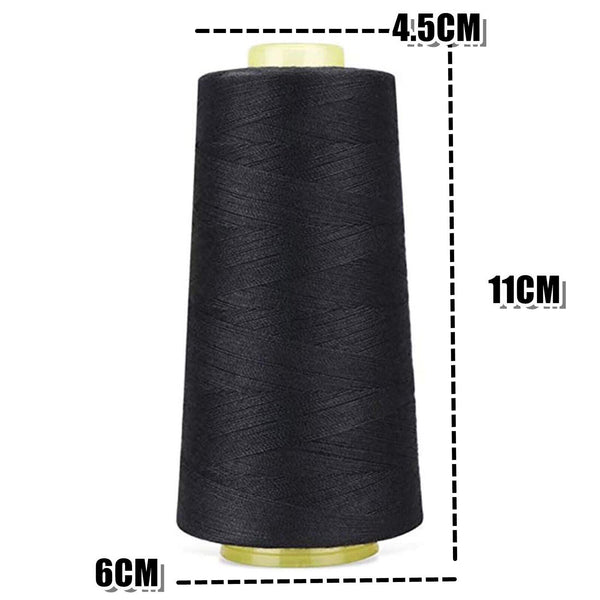 4PCS Overlocker Thread Polyester Yarn Sewing Thread Roll Machine Hand Embroidery