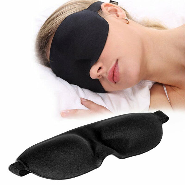 UP 4x 3D Sleeping Eye Mask Blindfold Sleep Travel Shade Relax Cover Light Blind