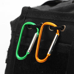 20x Aluminum Snap Hook Carabiner D-Ring Key Chain Clip Keychain Hiking Camp NEW