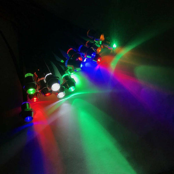 20PCS 12V LED Dash Pilot Panel Indicator Warning Light Lamp Car Boat Marine Van