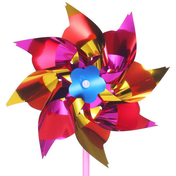 50pcs Plastic Windmill Pinwheel Wind Spinner Kids Toy Lawn Garden Party Decor AU
