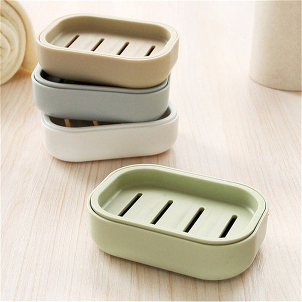Soap Holder Dish Bathroom Shower Storage Plate Stand Box Container Case