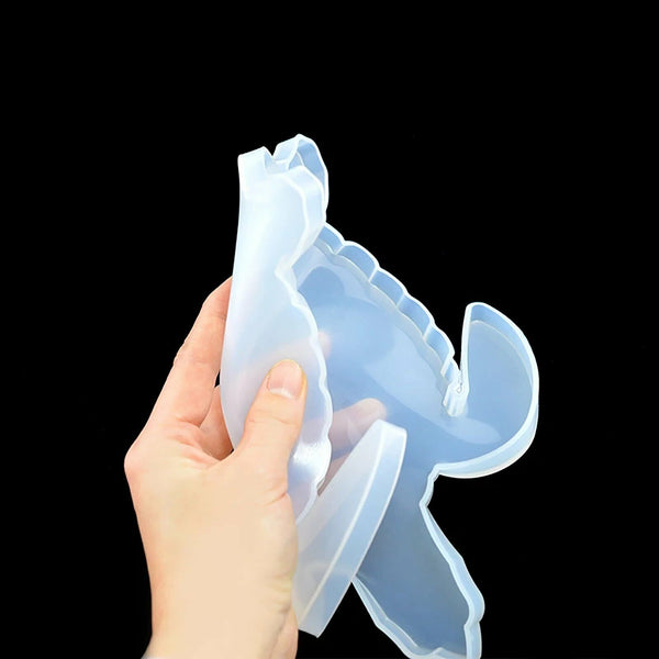 Silicone Coaster Resin Casting Mold Fruit Tray Plate Epoxy Mould Craft DIY AU