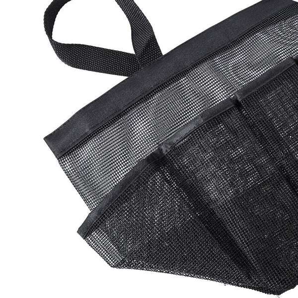 Mesh Shower Bag Caddy 8 Pocket Bathroom Tote Toiletry Bath Organizer Portable AU