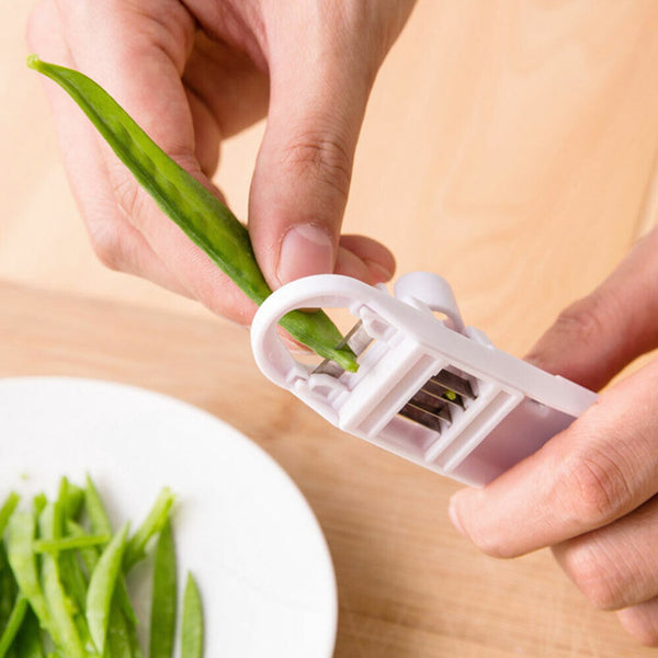 French Peeler Remover Green Fresh  Bean Runner Shredder Stringer Slicer Cutter