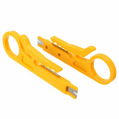 10 x Plastic Strip Data Cable Wire Punch Down Cutter Stripper Manual Pliers Tool