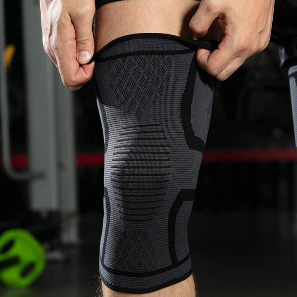 Knee Elbow Brace Support Compression Sleeve Gym Sports Running Joint Pain Relief