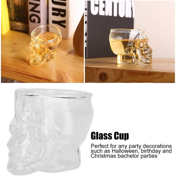 4/8pcs Crystal Skull Head Shot Glass Cup Vodka Cup champagne Glass Drinking Part