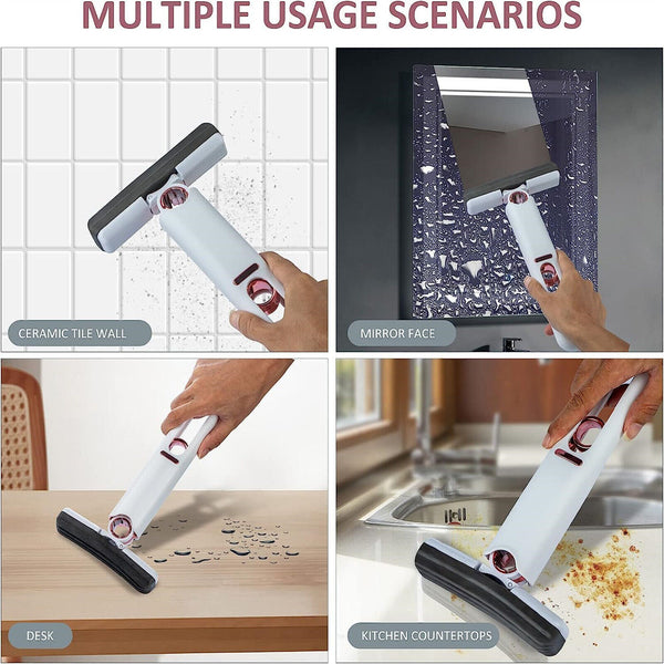 Mini Mop Self-Squeeze Wet Hand Free Portable Home Window Cleaner Tools Mop AUS