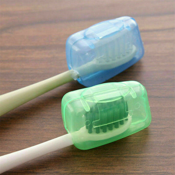 Travel Toothbrush Head Cover Cap Case Outdoor Brush Cleaner Protect