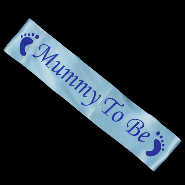 Baby Shower Sash Mum pregnant Boy Girl Sister Mummy Party Sashes Shoulder Strap