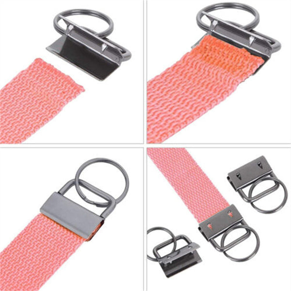 25MM Key Fob Hardware Key Fob Keychain Wristlet With Split Rings