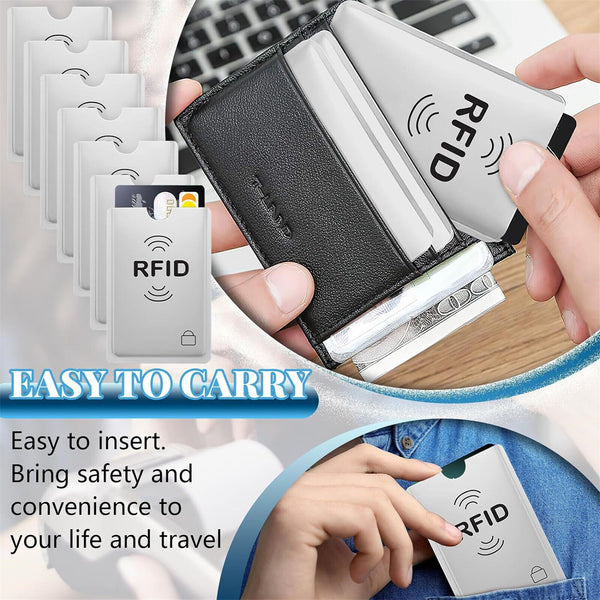 RFID Blocking Sleeve Secure Credit Debit Card ID Protector Anti Scan AUS