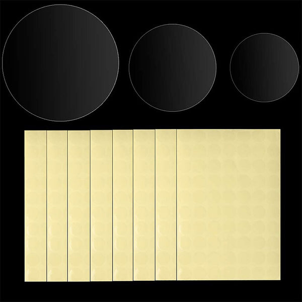 Clear Round Stickers Transparent Circle Adhesive Sticker Sticky Dot Seal Tape AU