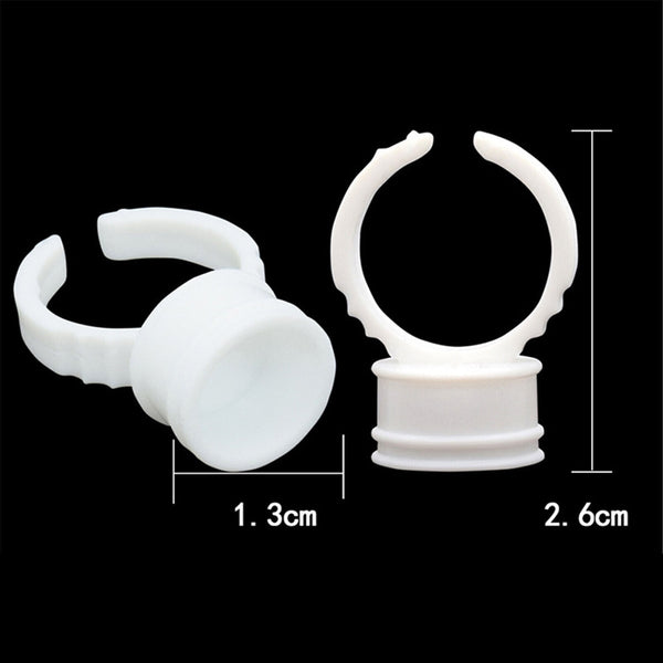100-400X Holder Glue Ring Pallet Stand Eyelash Extension Tatto Pigment Disposabl